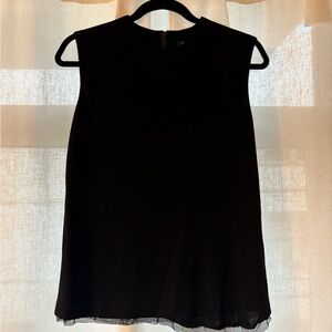 Elegant Black Sleeveless Blouse